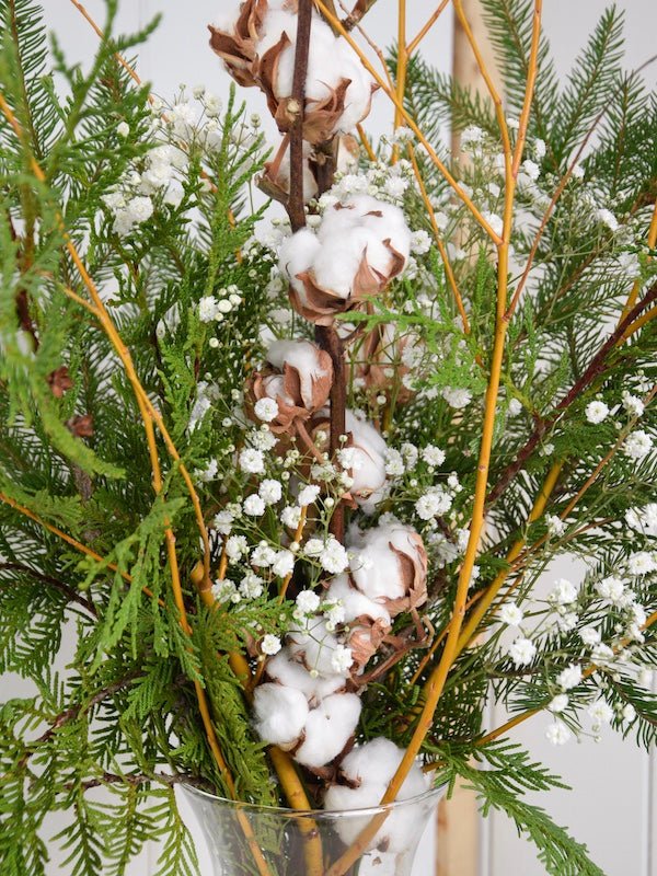 Bouquet de fleurs Boule de neige - Fleuriste Binette et filles - Montréal Montréal