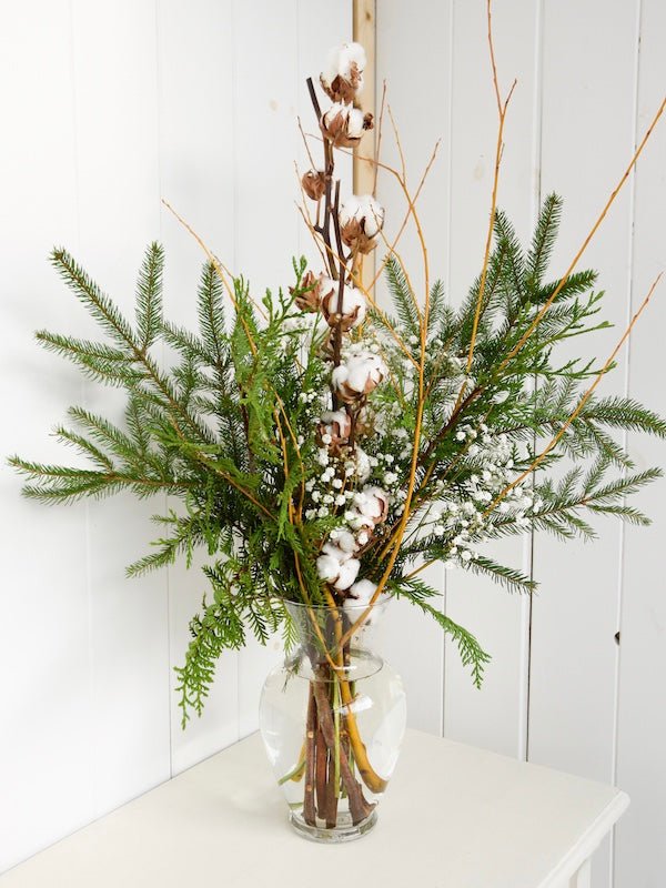 Bouquet de fleurs Boule de neige - Fleuriste Binette et filles - Montréal Montréal