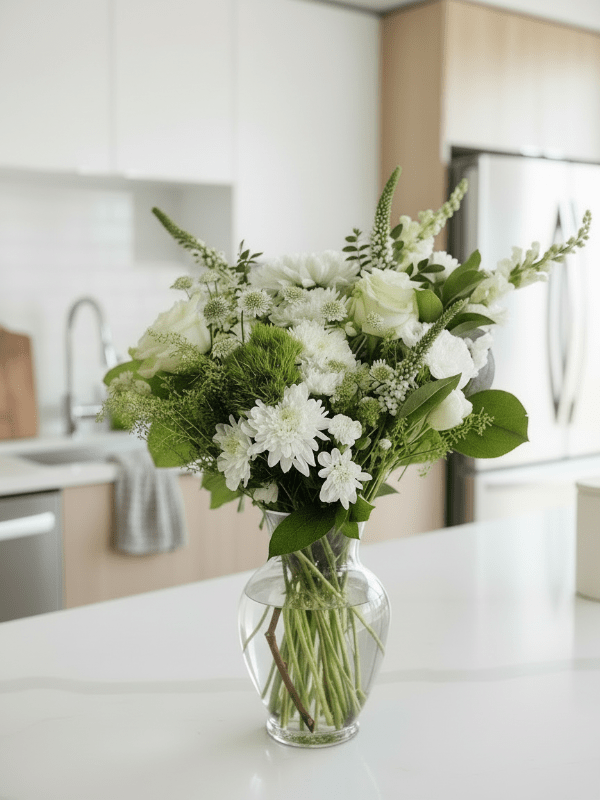 Bouquet de fleurs Droit au coeur - Fleuriste Binette et filles - Montréal Montréal