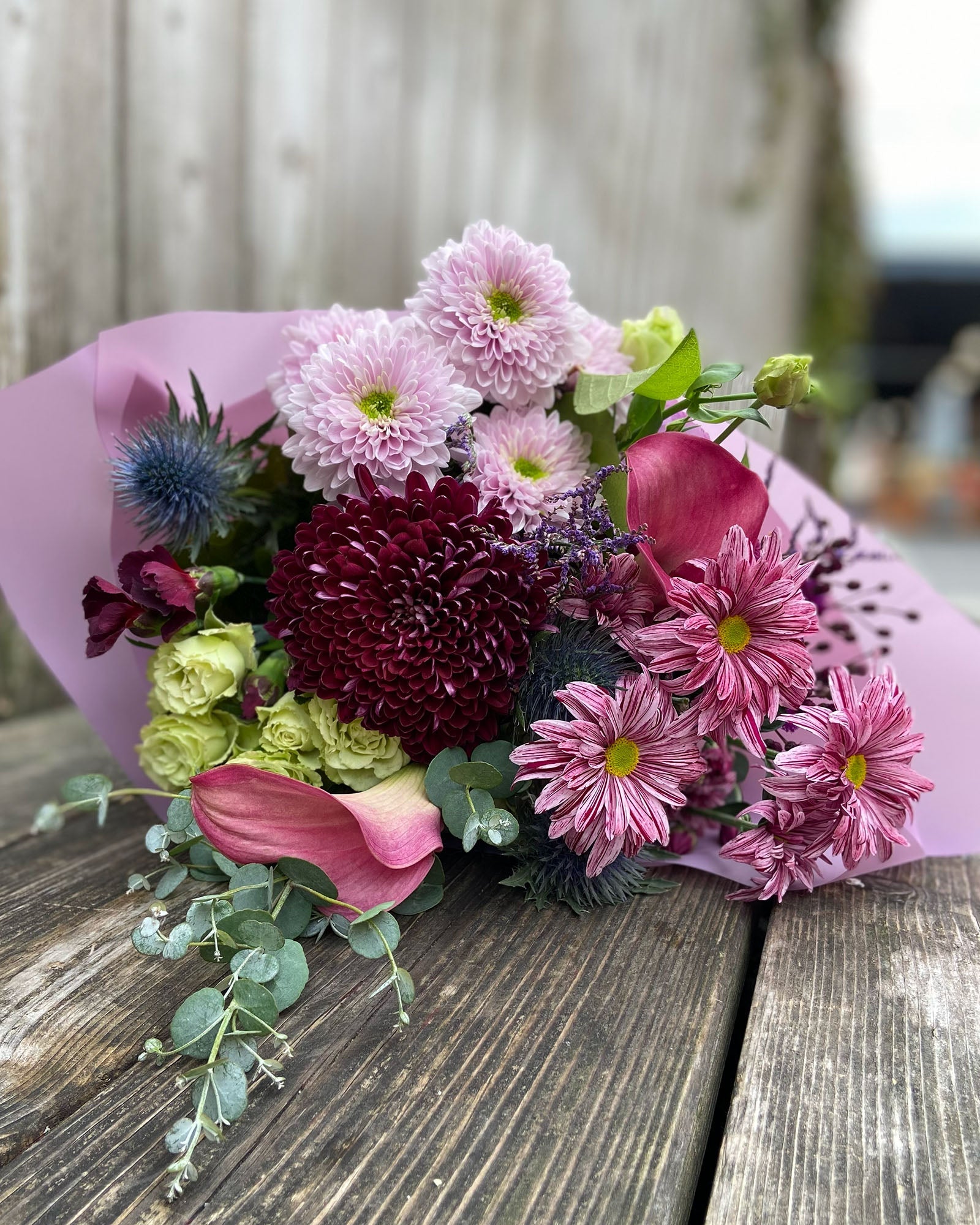 Bouquet de fleurs Féerie mauve - Fleuriste Binette et filles - Montréal Montréal