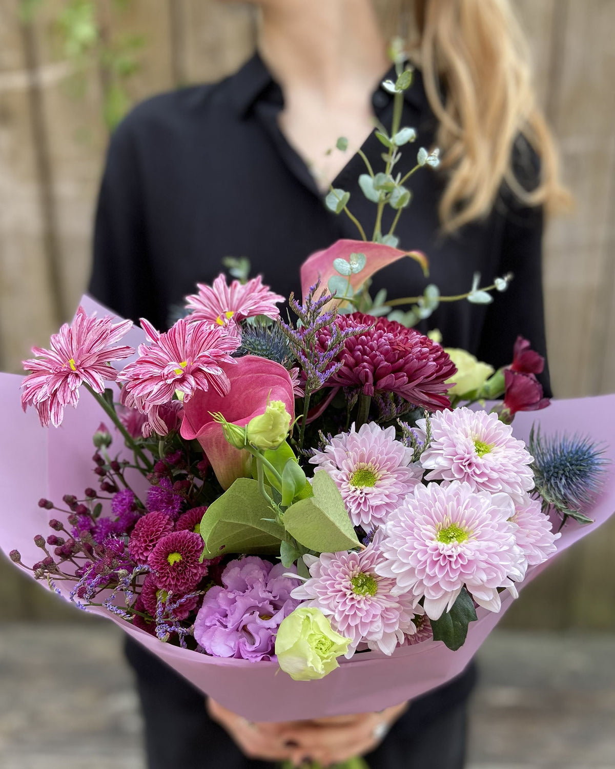 Bouquet de fleurs Féerie mauve - Fleuriste Binette et filles - Montréal Montréal