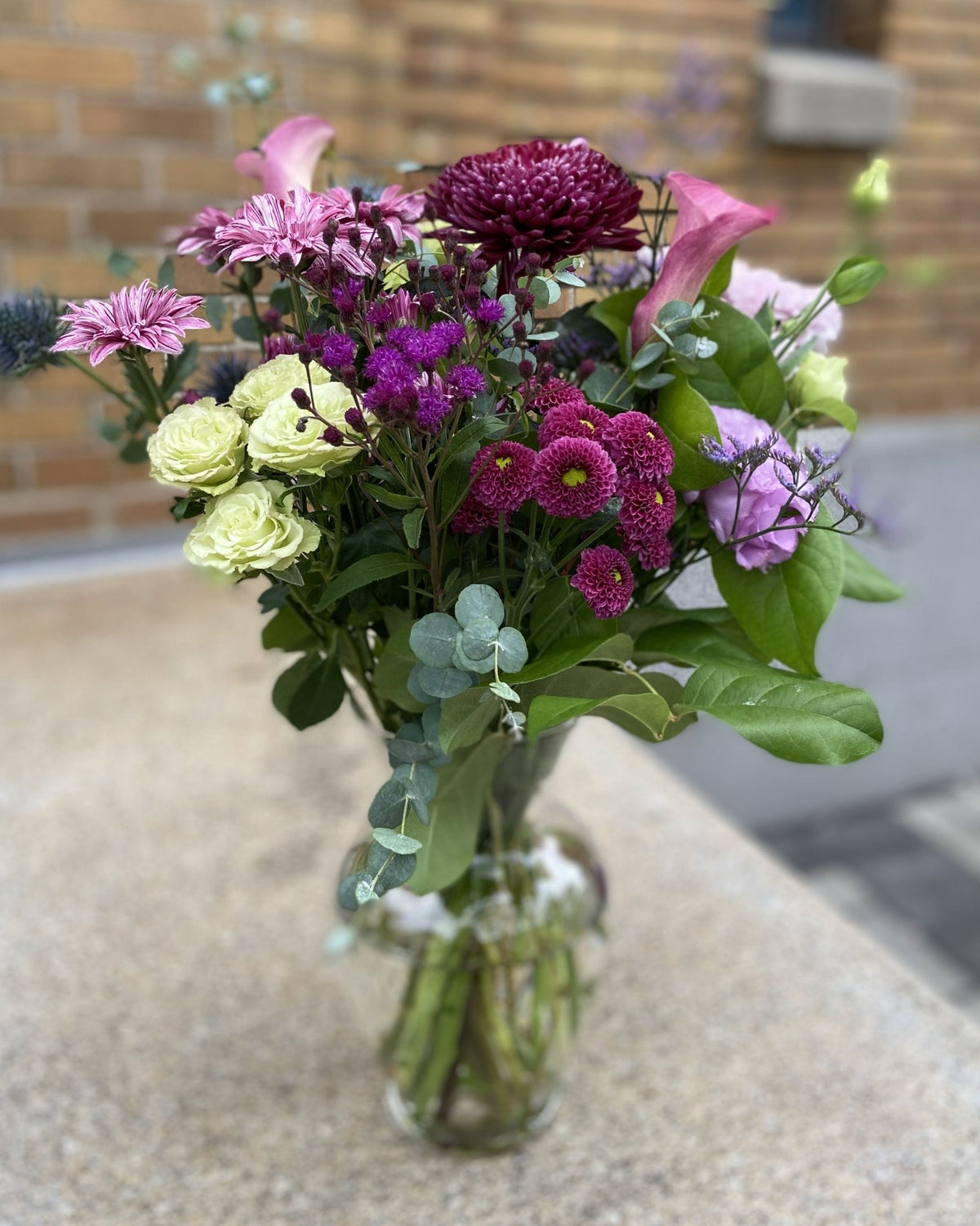 Bouquet de fleurs Féerie mauve - Fleuriste Binette et filles - Montréal Montréal
