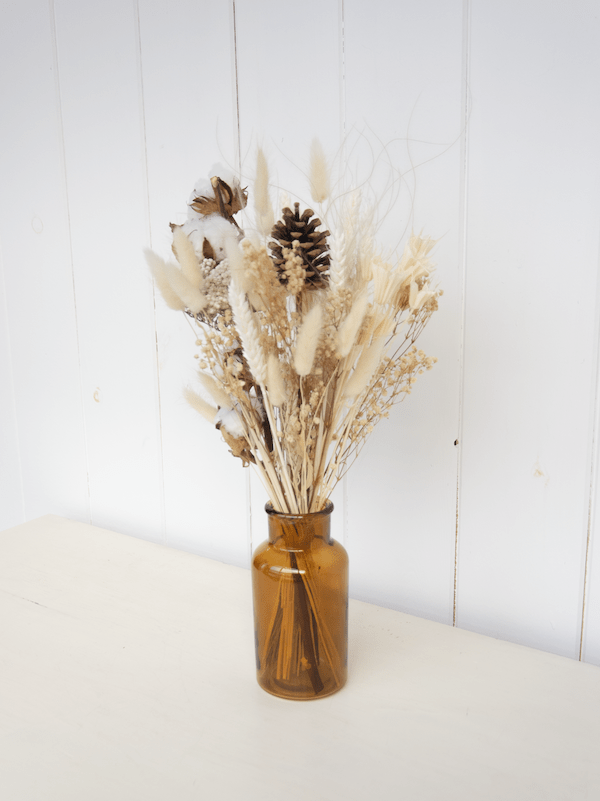 Bouquet de fleurs séchées Charme rustique - Fleuriste Binette et filles - Montréal Montréal