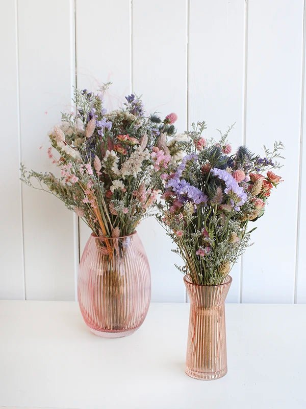 Bouquet de fleurs séchées &#39;Douce Violette&#39; - Fleuriste Binette et filles - Montréal Montréal