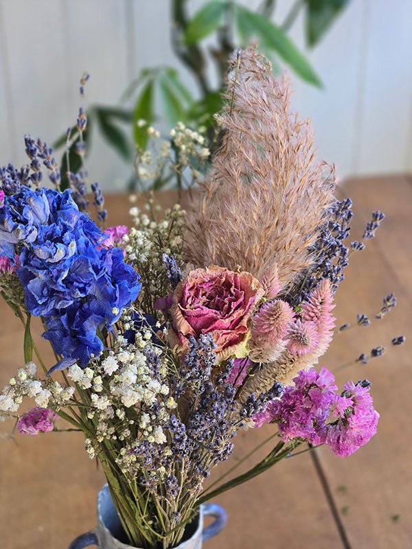 Bouquet de fleurs séchées "Nuage d'Amour" - Fleuriste Binette et filles - Montréal Montréal