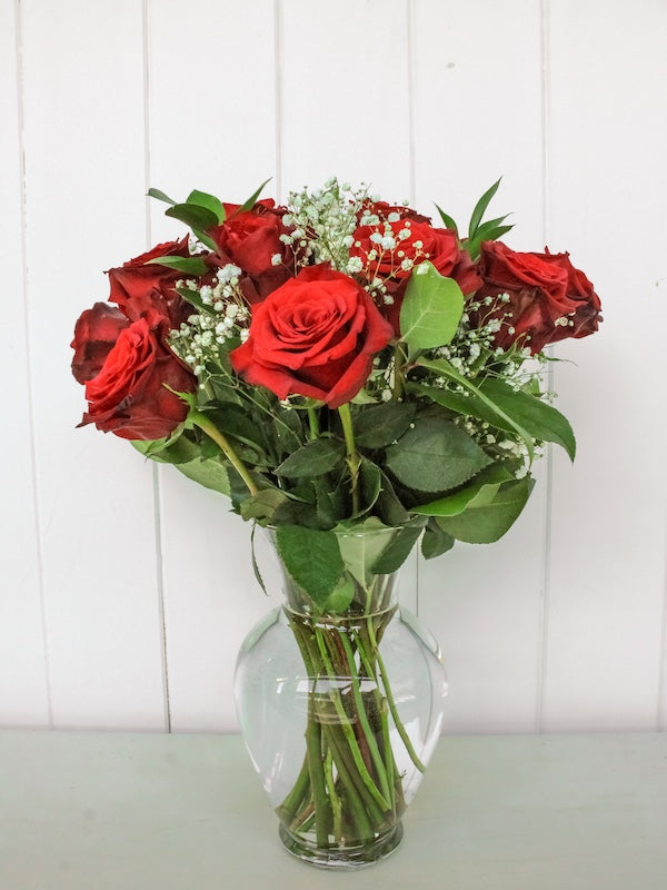 Bouquet de roses Amour et élégance - Fleuriste Binette et filles - Montréal Montréal