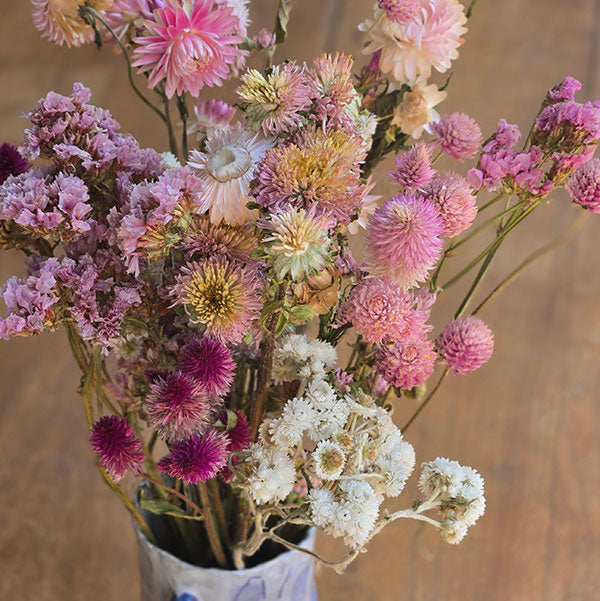 Bouquet de fleurs séchées