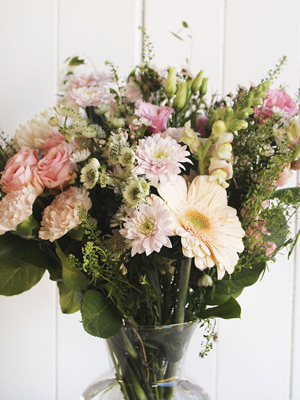 Bouquet de fleurs Flânerie Florale dans les teintes toutes en douceur
