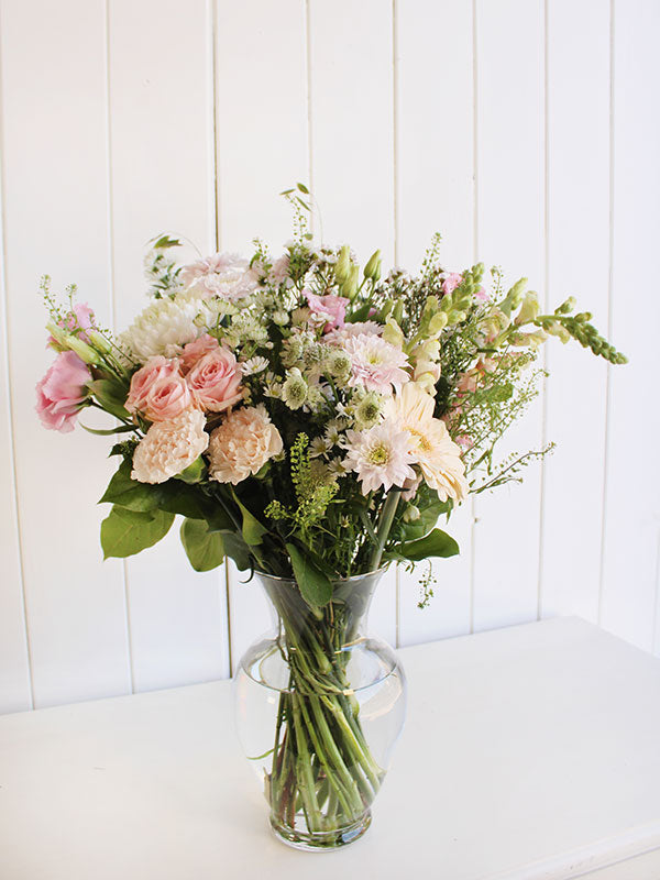 Bouquet de fleurs Flânerie Florale dans les teintes toutes en douceur