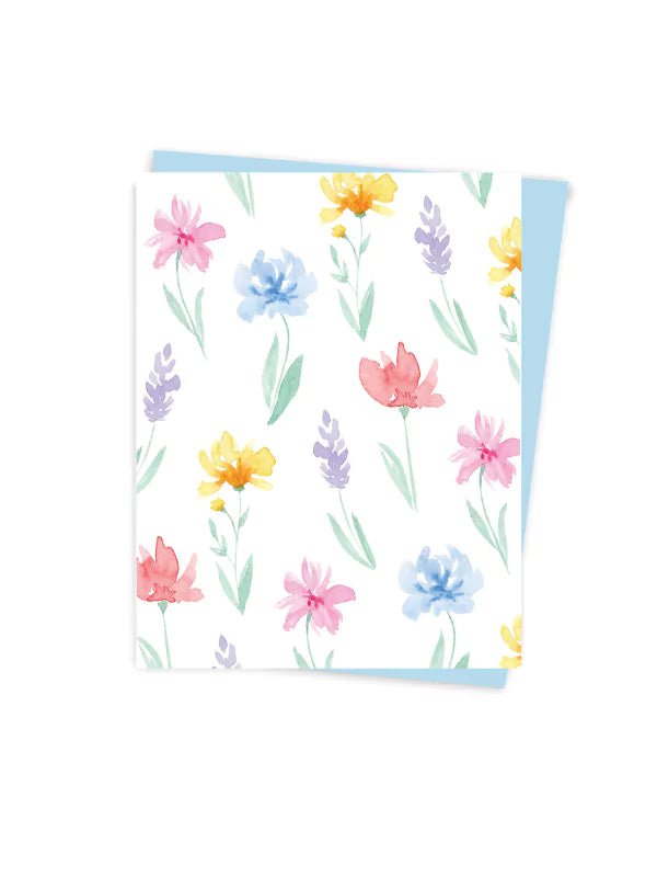 Carte de souhaits 'Aquarelle' - Fleuriste Binette et filles - Montréal Montréal