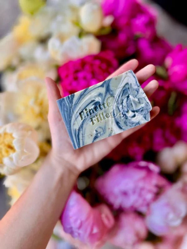 Savon aux fleurs du Québec - Eucalyptus et Argile Verte - Fleuriste Binette et filles - Montréal Montréal